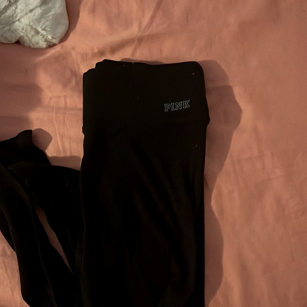 Pink Black Leggings